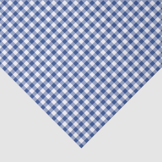 Classic Gingham Navy Blue 薄葉紙 (詳細)