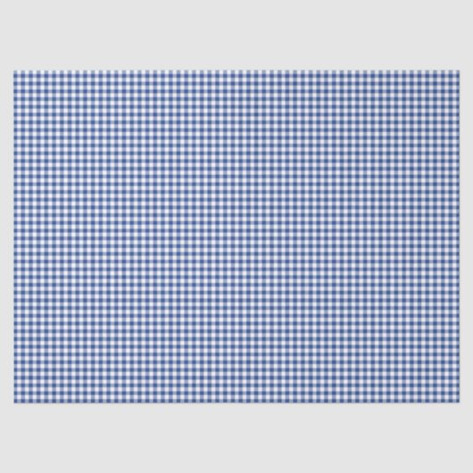 Classic Gingham Navy Blue 薄葉紙 (正面)