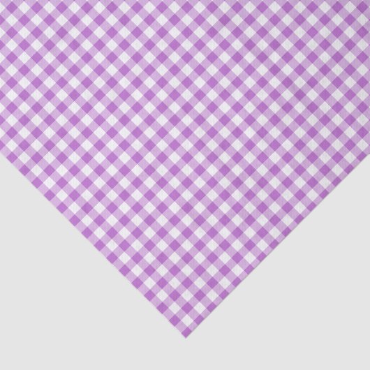 Classic Gingham Orchid Purple 薄葉紙 (詳細)