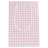 Classic Gingham Pink ミディアムペーパーバッグ (正面)