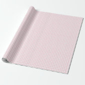 Classic Gingham Pink ラッピングペーパー (アンロールド)