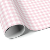 Classic Gingham Pink ラッピングペーパー (ロールコーナー)