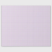 Classic Gingham Soft Lilac ラッピングペーパー (フラット)