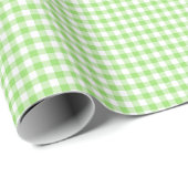Classic Gingham Spring Green ラッピングペーパー (ロールコーナー)