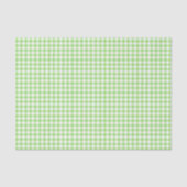 Classic Gingham Spring Green 薄葉紙 (正面)