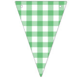 Classic Gingham Summer Green バンティングフラッグ (第3の旗)