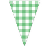 Classic Gingham Summer Green バンティングフラッグ (第2の旗)