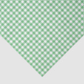 Classic Gingham Summer Green 薄葉紙 (詳細)