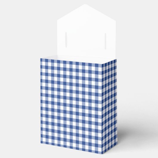 Classic Gingham True Blue フェイバーボックス (オープン)