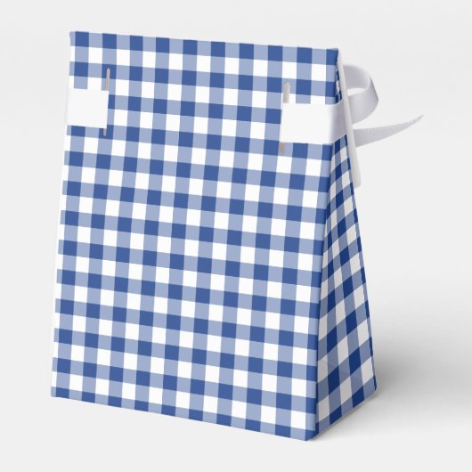 Classic Gingham True Blue フェイバーボックス (裏面サイド)