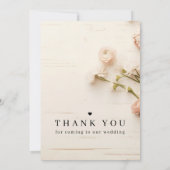 Classic Glam Wedding Invitation | Stylish Custom  招待状 (裏面)