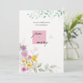 Classic Gold Script Wedding Invitation  trendup 招待状 (スタンド正面)