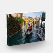 Classic Gondola Mooring in Venice フォトブロック (左)