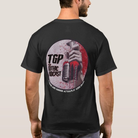 Classic Gothic Podcast Tee w/ Double Logo Tシャツ (裏面)