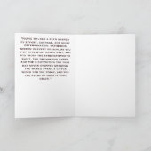 Classic Graduation Ceremony Theme カード (内部)