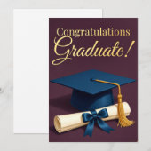 Classic Graduation Ceremony Theme シーズンカード (正面/裏面)