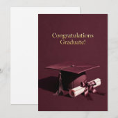 Classic Graduation Ceremony Theme シーズンカード (正面/裏面)