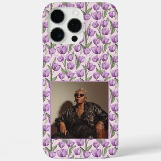 Classic Graduation Gift Tulip Flower Photo  Case-Mate iPhoneケース (裏面)