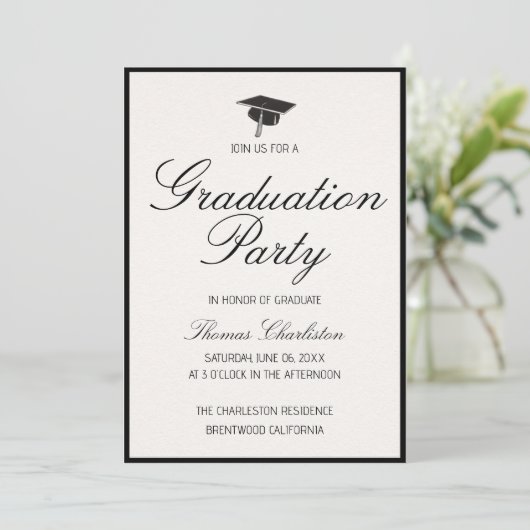 Classic Graduation Invitations  招待状 (スタンド正面)