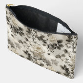 Classic Gray Rose アクセサリーポーチ (見開き)