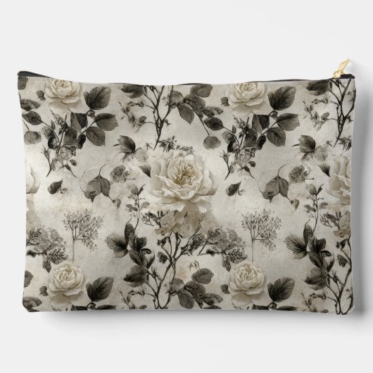 Classic Gray Rose アクセサリーポーチ (裏面)