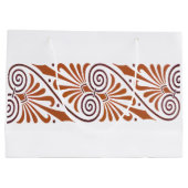 Classic Greek Elegance Neutral  ラージペーパーバッグ (裏面)