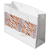 Classic Greek Elegance Neutral  ラージペーパーバッグ (裏面アングル)