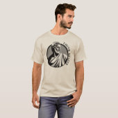 Classic Greek Philosopher | "Think Deeper" | Stoic Tシャツ (正面フル)