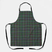 Classic Green and Red Tartan Plaid Pattern エプロン (正面)