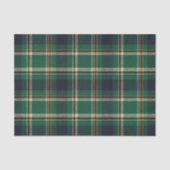 Classic Green Blue Yellow Plaid Tissue Paper 薄葉紙 (正面)