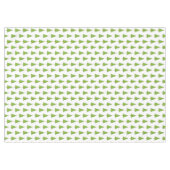 Classic Green Bright Christmas Tree Tablecloth テーブルクロス (正面(横))