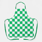 Classic green checkered  エプロン (正面)