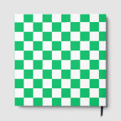 Classic green checkered  ゲストブック (裏面)