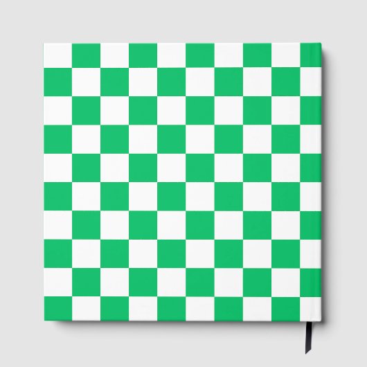 Classic green checkered  ゲストブック (裏面)