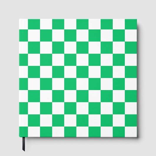 Classic green checkered  ゲストブック (正面)
