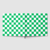 Classic green checkered  ゲストブック (全面)