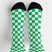 Classic green checkered  ソックス (上部)
