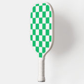 Classic green checkered  ピックルボールラケット (左)
