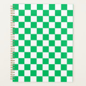 Classic green checkered  プランナー手帳 (正面)