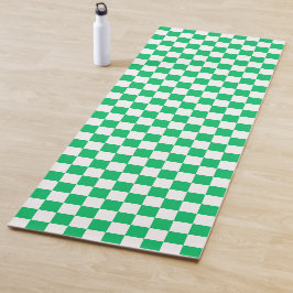 Classic green checkered  ヨガマット