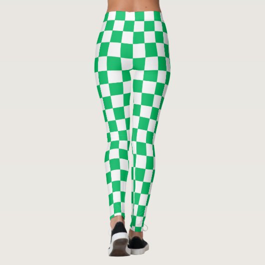 Classic green checkered  レギンス (裏面)