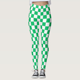 Classic green checkered  レギンス