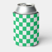 Classic green checkered  缶クーラー (缶裏面)