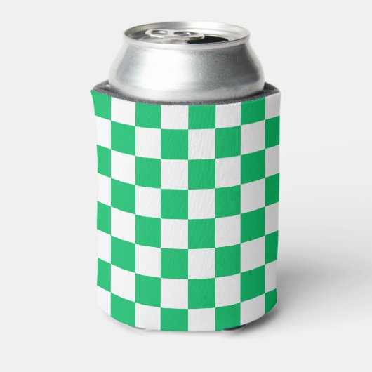 Classic green checkered  缶クーラー (缶裏面)