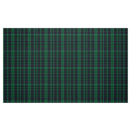 Classic Green Checkered Polyester Poplin Fabric ファブリック (ファットクウォーター)