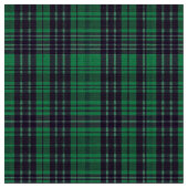 Classic Green Checkered Polyester Poplin Fabric ファブリック (クローズアップ)
