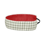 Classic Green Farmhouse Gingham Style アスレチックヘッドバンド (右)