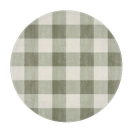 Classic Green Farmhouse Gingham Style カッティングボード