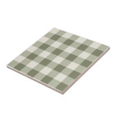 Classic Green Farmhouse Gingham Style タイル (側面)