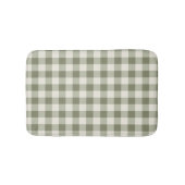Classic Green Farmhouse Gingham Style バスマット (正面)